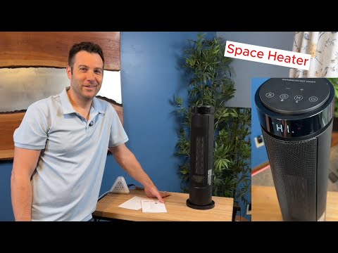 FLANUR 1500W Space Heater Tower with Thermostat ECO