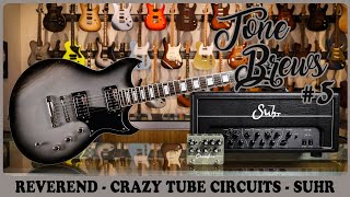 Video thumbnail for Tone Brew #5 | Reverend Sensei RA / Crazy Tube Circuits Crossfire Overdrive / Suhr PT15 by Distinctive Guitar