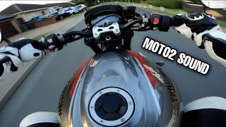 Four Minutes of Pure Moto2 Sound Triumph Street Tr