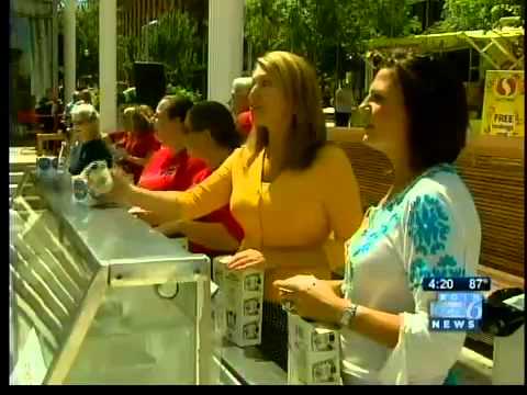 Why was Kelley Day handing out free ice cream?