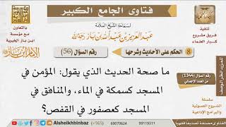 056   ما درجة حديث المؤمن في المسجد كسمكة في الماء؟ للإمام ابن باز image