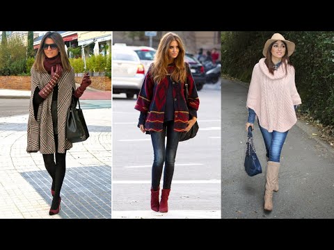 PONCHOS Y CAPAS DE MODA otoño invierno / ABRIGOS MUJER / Fashion Love