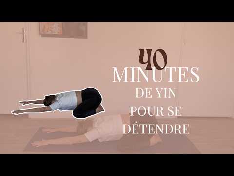 Yin yoga pour détendre le corps et l'esprit