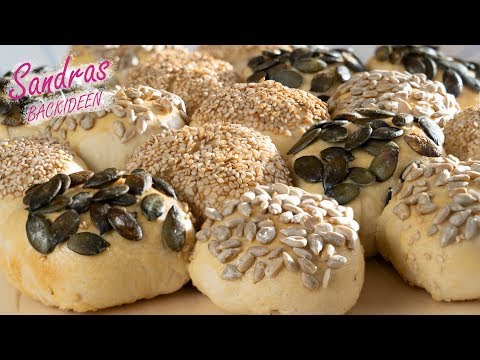 Partysonne - tolle Grillparty Beilage / leckeres Brötchenrad backen / Brötchenrezept / Partybrötchen