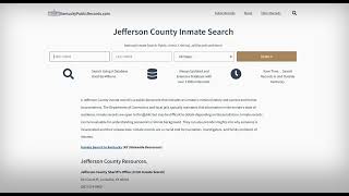 Jefferson County Inmate Search