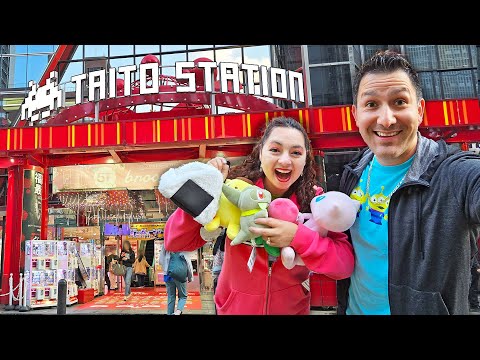 Two Story Taito Station Claw Machine Arcade! 