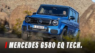 All-Electric Mercedes G580 With EQ Technology Is A 579 HP Quad-Motor Off-Road Beast