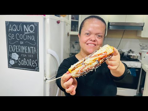 RECETA DE SALSA NEGRA SALVADOREÑA!!// para elotes o fruta ¡riquísima!