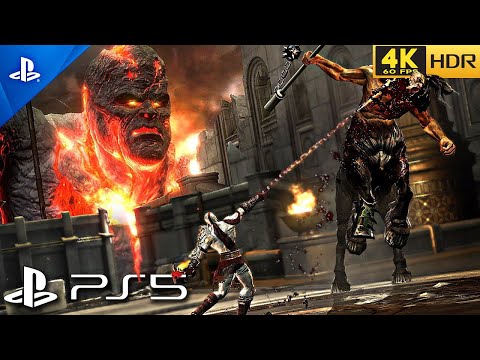 GOD OF WAR 3 Remastered - KRATOS VS HELIOS Boss Fight | ULTRA Graphics Gameplay [4K 60FPS HDR PS5]