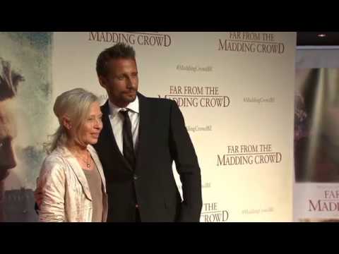 Matthias Schoenaerts and his mom at the Antwerp première of 'Far from the Madding Crowd'