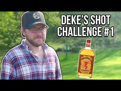 This first golf shot challenge was interesting..