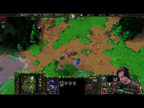 800 MMR Night Elf being aggressive vs Night Elf fast expand