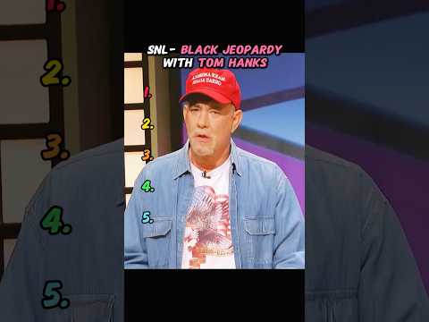 SNL- Black Jeopardy with Tom Hanks #saturdaynight #saturdaynightlive #saturdaynighttakeaway #snl