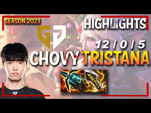 Gen Chovy TRISTANA Mid HIGHLIGHTS - KR Ranked
