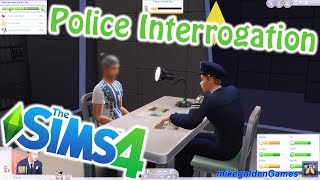 Detective Career - Interrogating a Suspect | The Sims 4 Episode 5 video