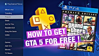 How to get GTA V for free on ps4