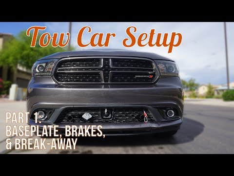 Setting Up our Tow Vehicle [2014 Dodge Durango R/T] - Part One: Intro, Baseplate, & Brakes
