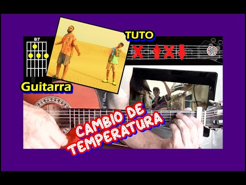 CAMBIO DE TEMPERATURA - DON PATRICIO, AISSA (GUITARRA) Acordes y acompañamiento,tutorial fácil