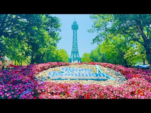 Kings Dominion Summer 2023 Walking Tour in 4K - Doswell, VA