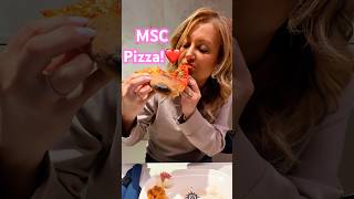 MSC cruises have the best pizza at sea? #cruiseline #cruise