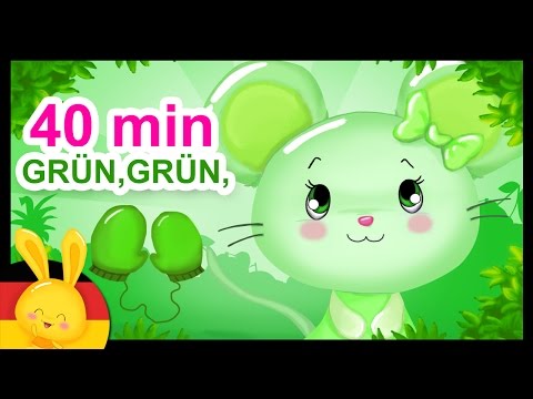 Grün, grün, grün sind alle meine Kleider - ein Kinderlied, um die Farben zu lernen - Titounis