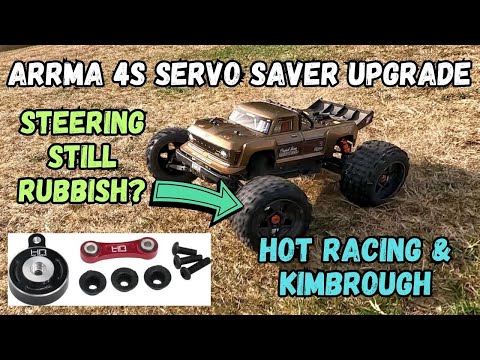 Arrma 4s Outcast/Kraton Servo Saver Upgrade. 3s 4s Hot Racing and Kimbrough. Steering Fixed?