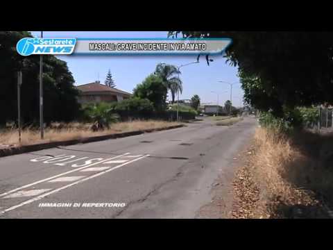 MASCALI GRAVE INCIDENTE IN VIA AMATO TG DELLO JONIO 06 07 2016