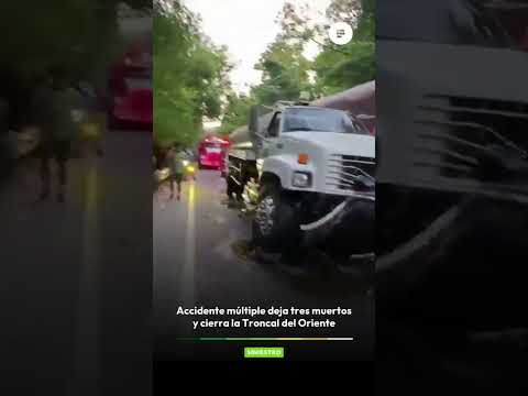 🚨 Tres personas muertas deja grave accidente en la Troncal del Caribe