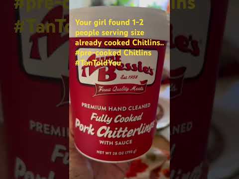 Chitterlings (ergibt 4 bis 5 Portionen)