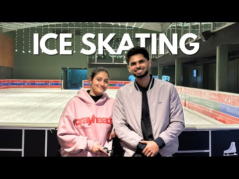 We tried Ice Skating and Anushka Fell Hard😭 | Vlog #60