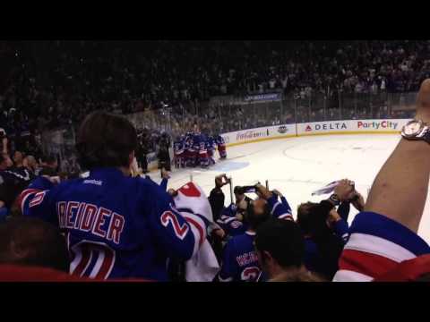 Rangers-Canadians Game 6 -last seconds