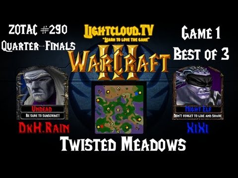 DkH.Rain (UD) VS IAM.ZhouXixi (NE) - WC3 G1 - ZOTAC #290 QF