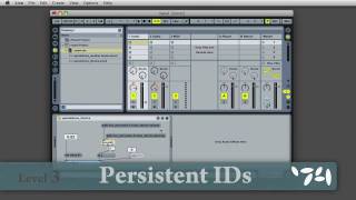 Video thumbnail for Cycling74 Max for Live Tutorials: Persistent IDs by Cycling '74