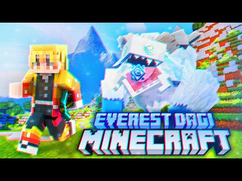 Minecraft EVEREST DAĞINDA Hayatta Kalmaya Çalıştım!