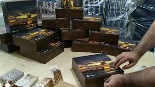 Kurumsal Vip Hediyeler Ahşap Kutulu İkili Kahve Setleri