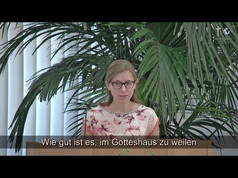 Gedicht - Wie gut ist es, im Gotteshaus zu weilen
