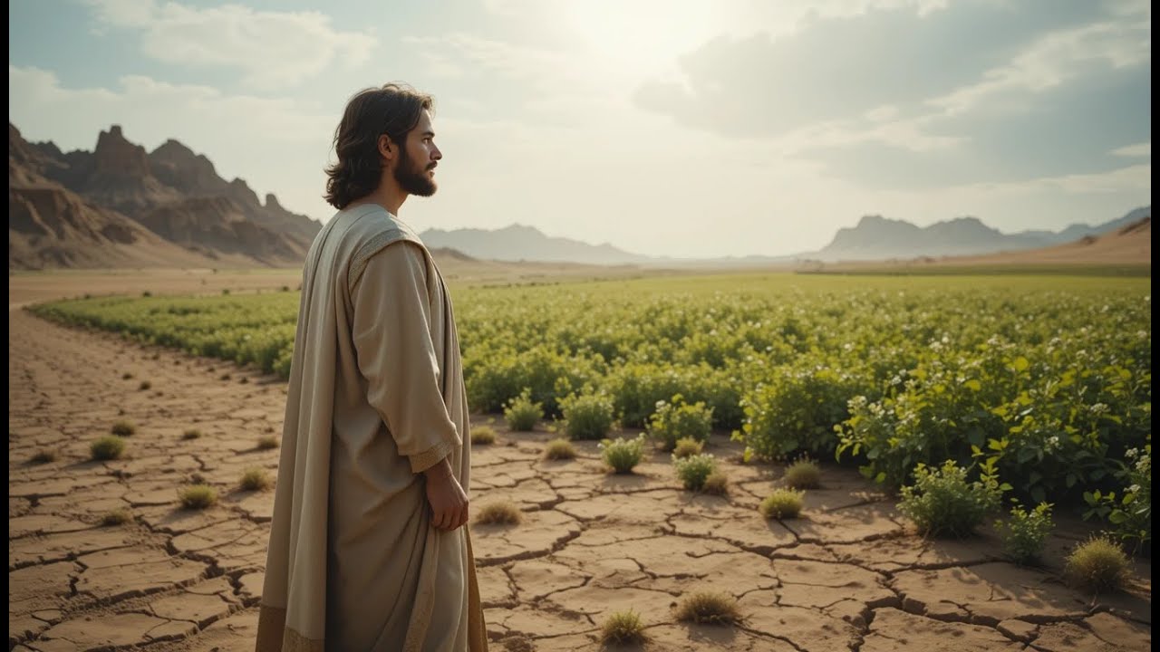 Como Deus faz nascer vida no meio do deserto.