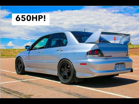 650HP FULL TITANIUM PRECISION 5558 BIG TURBO EVO 9 MR REVIEW! Insanely Fast..