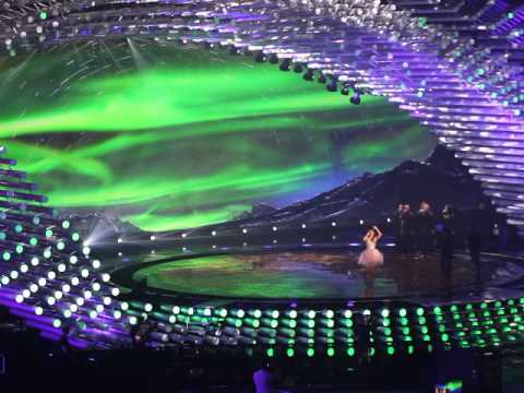 Maria Olafs from Iceland rehearses 'Unbroken'