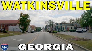 Driving through Watkinsville, Georgia