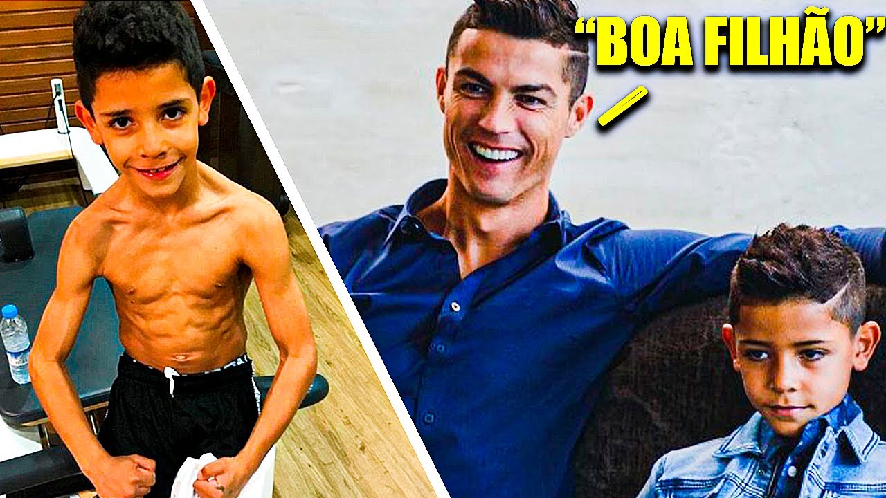 CRISTIANO RONALDO TRANSFORMOU O FILHO EM UMA MÁQUINA