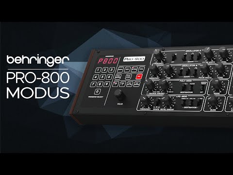 Behringer PRO-800 (Sound Demo): Presets for Melodic Techno, Ambient, Electronica: Modus Soundpack