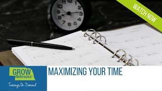Maximizing Your Time Training