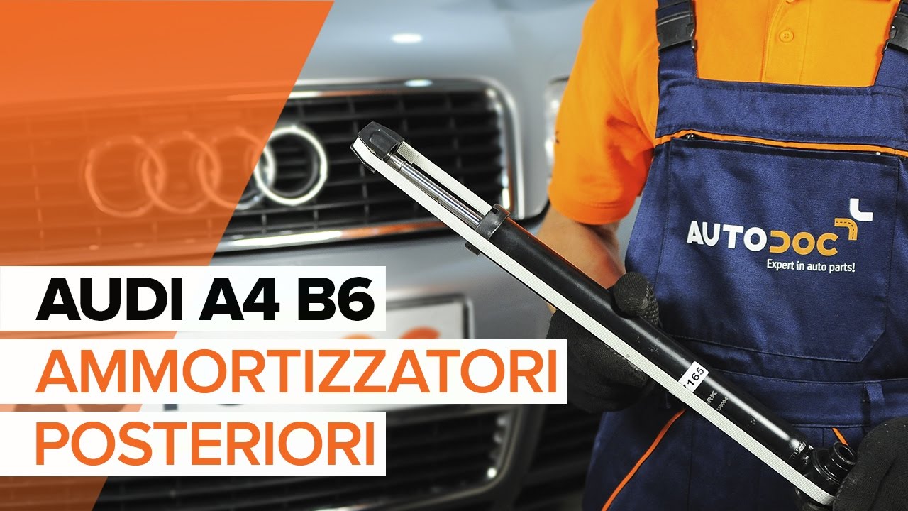 Come cambiare ammortizzatori della parte posteriore su Audi A4 B6 - Guida alla sostituzione