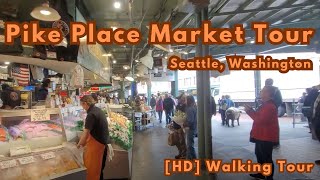 [HD] Seattle, Washington PIKE PLACE MARKET | Walking Tour 2025