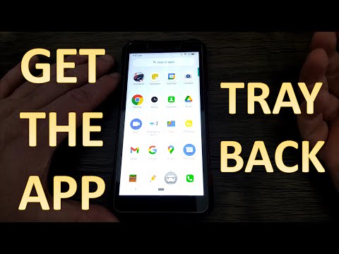 How to get the App Tray Back on Android tablets and smartphones