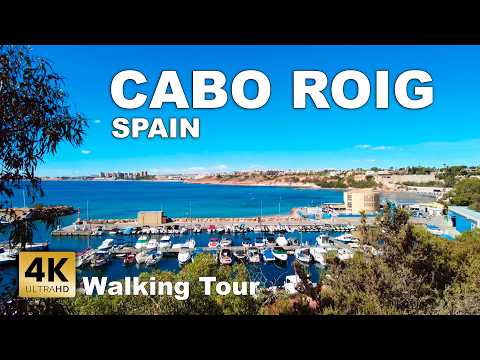Cabo Roig - Spain, Part 1 | Costa Blanca - Walking tour [4k 60fps]