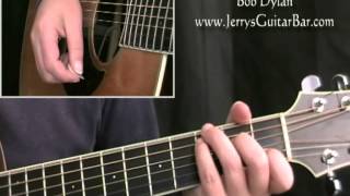How To Play Bob Dylan Positively 4th Street | Full Guitar Lesson