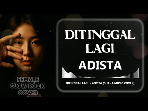 ADISTA - DITINGGAL LAGI  | VIDEO LYRIC (FEMALE SLOW ROCK COVER)