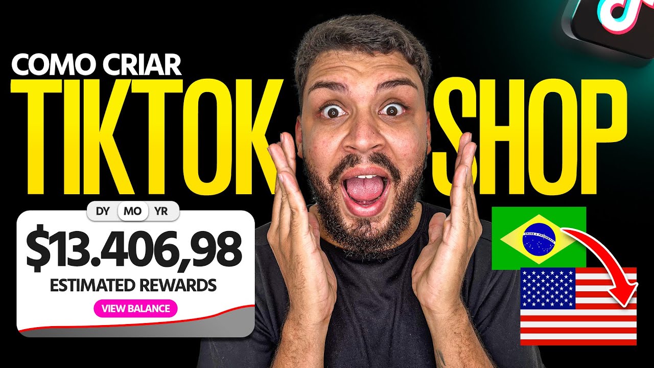 TIKTOK SHOP: COMO CRIAR UMA CONTA NOS EUA MORANDO NO BRASIL (MONETIZA RÁPIDO NO TIKTOK SHOP)
